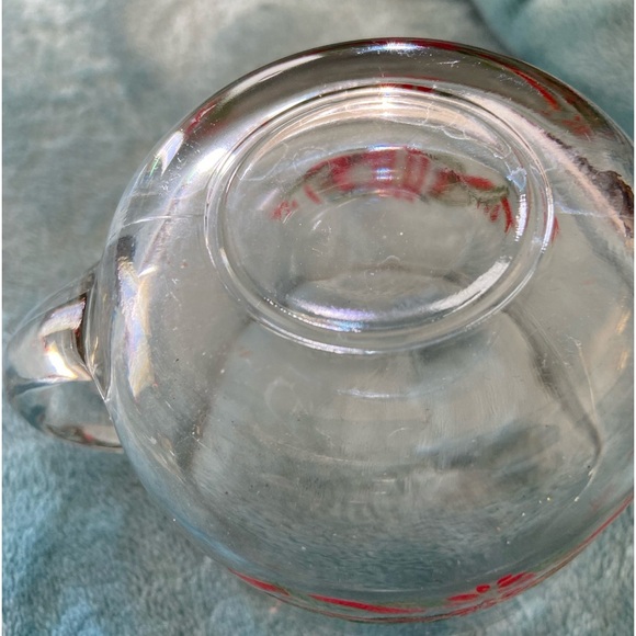 Poinsettia And Ribbon Christmas Holiday Creamer - Picture 5 of 7